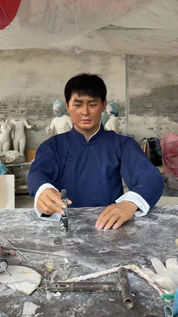 蠟像制作過程